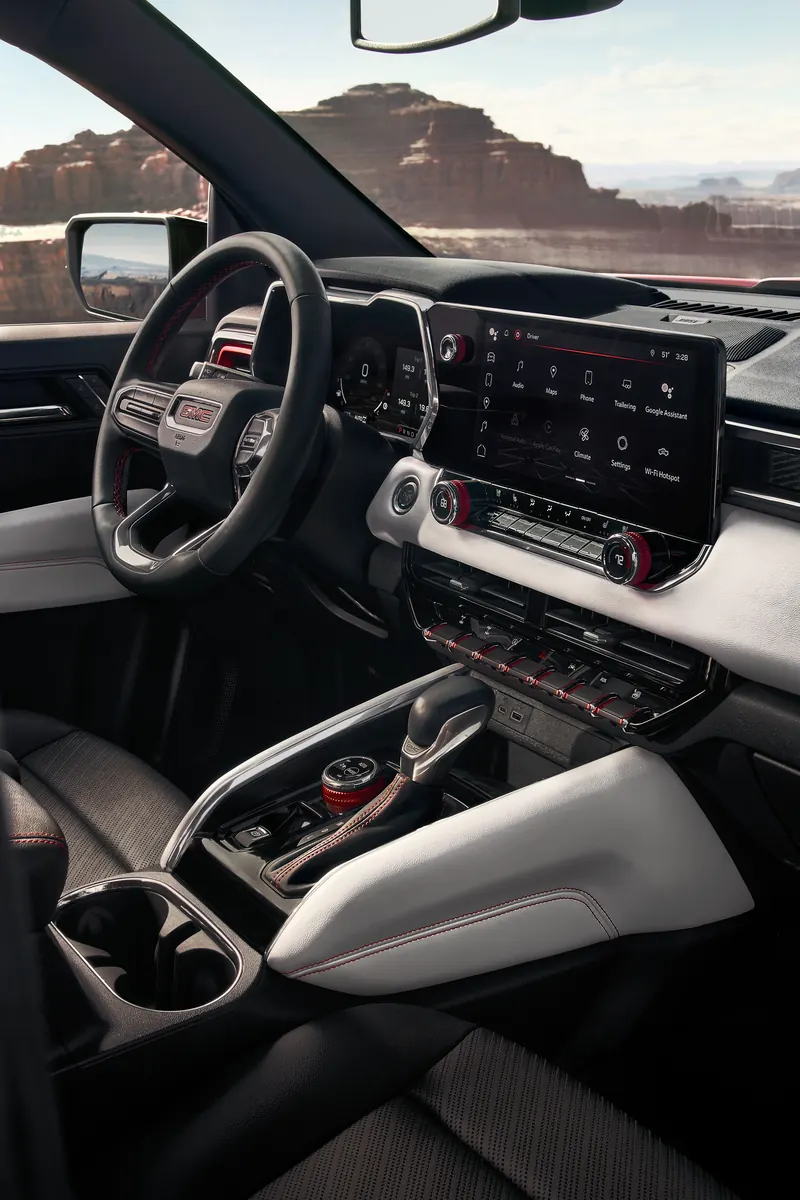 2026 GMC Canyon infotainment system at Bull Motor GMC in Wynne AR