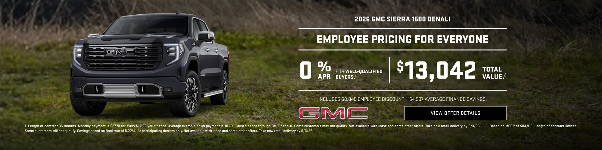  2026 GMC Sierra 1500 Denali in Wynne 
