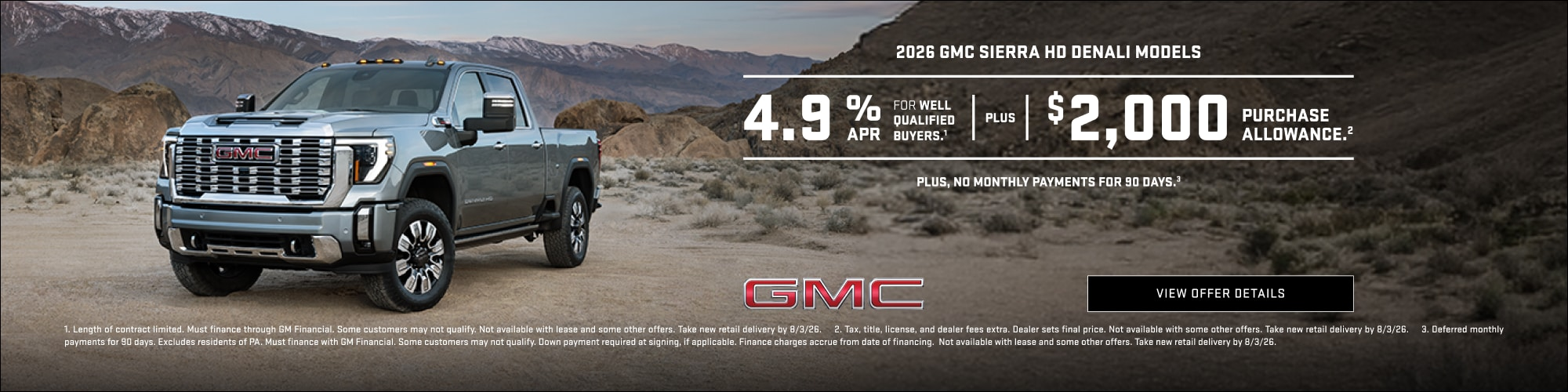 2026 GMC Sierra HD Denali Wynne AR